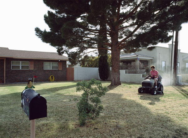 Mowing the Lawn. Carsbad, New Mexico, 2006