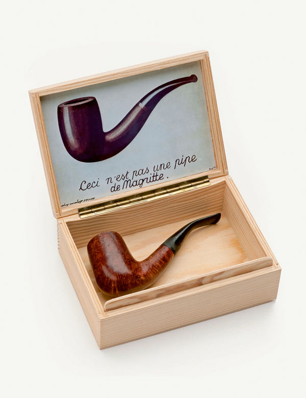 Ceci n'est pas une pipe de Magritte