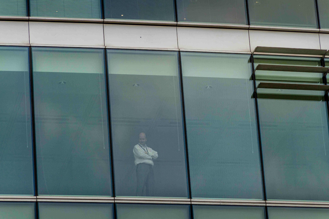 Man in Window