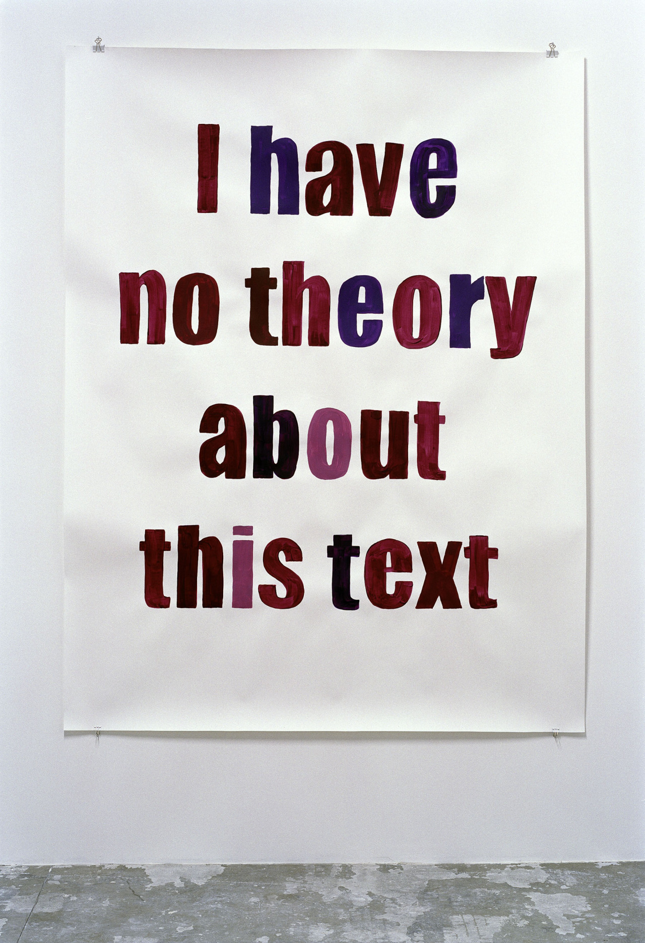 i have no theory about this text
